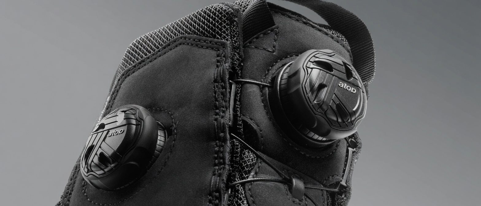ATOP dial and cable lacing system
